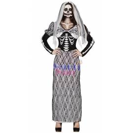 Disfraz skeleton bride adulta