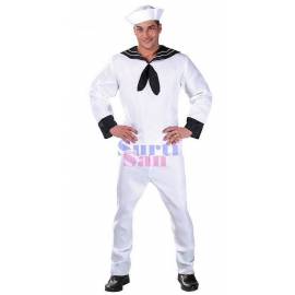 Disfraz marinero blanco