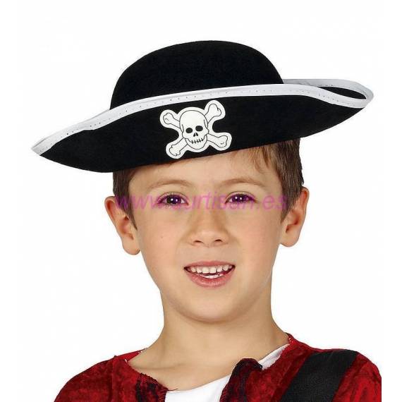 Sombrero pirata fieltro infantil