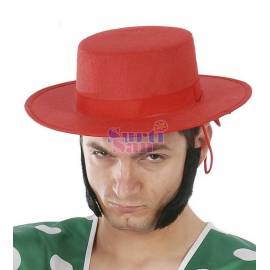 Sombrero cordobes rojo